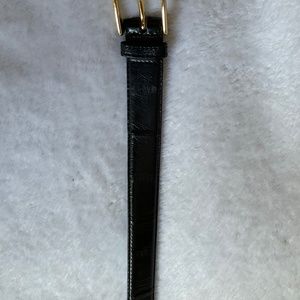 Black Mundi Eelskin belt